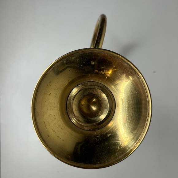 Antique Vintage Trumpet candle holder - Picture 2 of 8